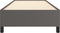 vidaXL - Bedframe - kunstleer - grijs - 90x190 - cm