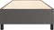 vidaXL - Bedframe - kunstleer - grijs - 90x190 - cm