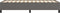 vidaXL - Bedframe - kunstleer - grijs - 90x190 - cm