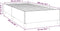 vidaXL - Bedframe - kunstleer - grijs - 90x200 - cm