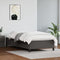 vidaXL - Bedframe - kunstleer - grijs - 90x200 - cm