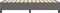 vidaXL - Bedframe - kunstleer - grijs - 90x200 - cm