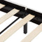 vidaXL - Bedframe - kunstleer - grijs - en - wit - 180x200 - cm