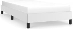vidaXL - Bedframe - kunstleer - wit - 100x200 - cm