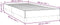 vidaXL - Bedframe - kunstleer - wit - 100x200 - cm