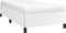 vidaXL - Bedframe - kunstleer - wit - 100x200 - cm