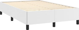 vidaXL - Bedframe - kunstleer - wit - 120x190 - cm