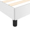 vidaXL - Bedframe - kunstleer - wit - 120x190 - cm