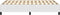vidaXL - Bedframe - kunstleer - wit - 120x190 - cm