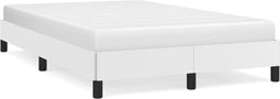 vidaXL - Bedframe - kunstleer - wit - 120x200 - cm