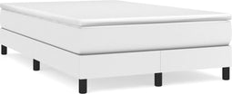 vidaXL - Bedframe - kunstleer - wit - 120x200 - cm