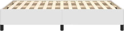 vidaXL - Bedframe - kunstleer - wit - 120x200 - cm
