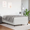 vidaXL - Bedframe - kunstleer - wit - 120x200 - cm