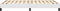 vidaXL - Bedframe - kunstleer - wit - 120x200 - cm