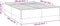 vidaXL - Bedframe - kunstleer - wit - 140x190 - cm