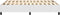 vidaXL - Bedframe - kunstleer - wit - 140x190 - cm