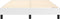 vidaXL - Bedframe - kunstleer - wit - 140x190 - cm