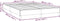 vidaXL - Bedframe - kunstleer - wit - 140x200 - cm