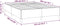 vidaXL - Bedframe - kunstleer - wit - 140x200 - cm