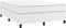 vidaXL - Bedframe - kunstleer - wit - 140x200 - cm