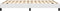 vidaXL - Bedframe - kunstleer - wit - 140x200 - cm