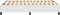 vidaXL - Bedframe - kunstleer - wit - 140x200 - cm