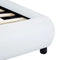 vidaXL - Bedframe - kunstleer - wit - 140x200 - cm