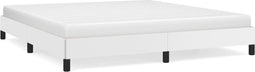vidaXL - Bedframe - kunstleer - wit - 160x200 - cm