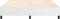 vidaXL - Bedframe - kunstleer - wit - 160x200 - cm