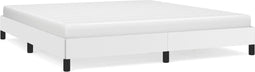 vidaXL - Bedframe - kunstleer - wit - 180x200 - cm