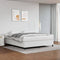 vidaXL - Bedframe - kunstleer - wit - 180x200 - cm