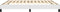 vidaXL - Bedframe - kunstleer - wit - 180x200 - cm