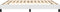 vidaXL - Bedframe - kunstleer - wit - 180x200 - cm