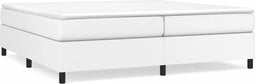 vidaXL - Bedframe - kunstleer - wit - 200x200 - cm