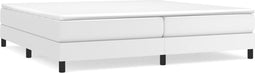 vidaXL - Bedframe - kunstleer - wit - 200x200 - cm