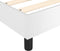 vidaXL - Bedframe - kunstleer - wit - 200x200 - cm