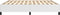vidaXL - Bedframe - kunstleer - wit - 200x200 - cm