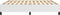 vidaXL - Bedframe - kunstleer - wit - 200x200 - cm