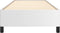 vidaXL - Bedframe - kunstleer - wit - 80x200 - cm