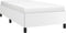 vidaXL - Bedframe - kunstleer - wit - 90x190 - cm