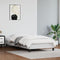 vidaXL - Bedframe - kunstleer - wit - 90x190 - cm
