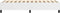 vidaXL - Bedframe - kunstleer - wit - 90x190 - cm