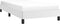 vidaXL - Bedframe - kunstleer - wit - 90x190 - cm