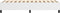 vidaXL - Bedframe - kunstleer - wit - 90x200 - cm