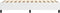 vidaXL - Bedframe - kunstleer - wit - 90x200 - cm