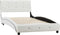 vidaXL - Bedframe - kunstleer - wit - 90x200 - cm