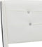 vidaXL - Bedframe - kunstleer - wit - 90x200 - cm