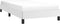 vidaXL - Bedframe - kunstleer - wit - 90x200 - cm