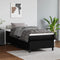 vidaXL - Bedframe - kunstleer - zwart - 100x200 - cm