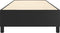 vidaXL - Bedframe - kunstleer - zwart - 100x200 - cm